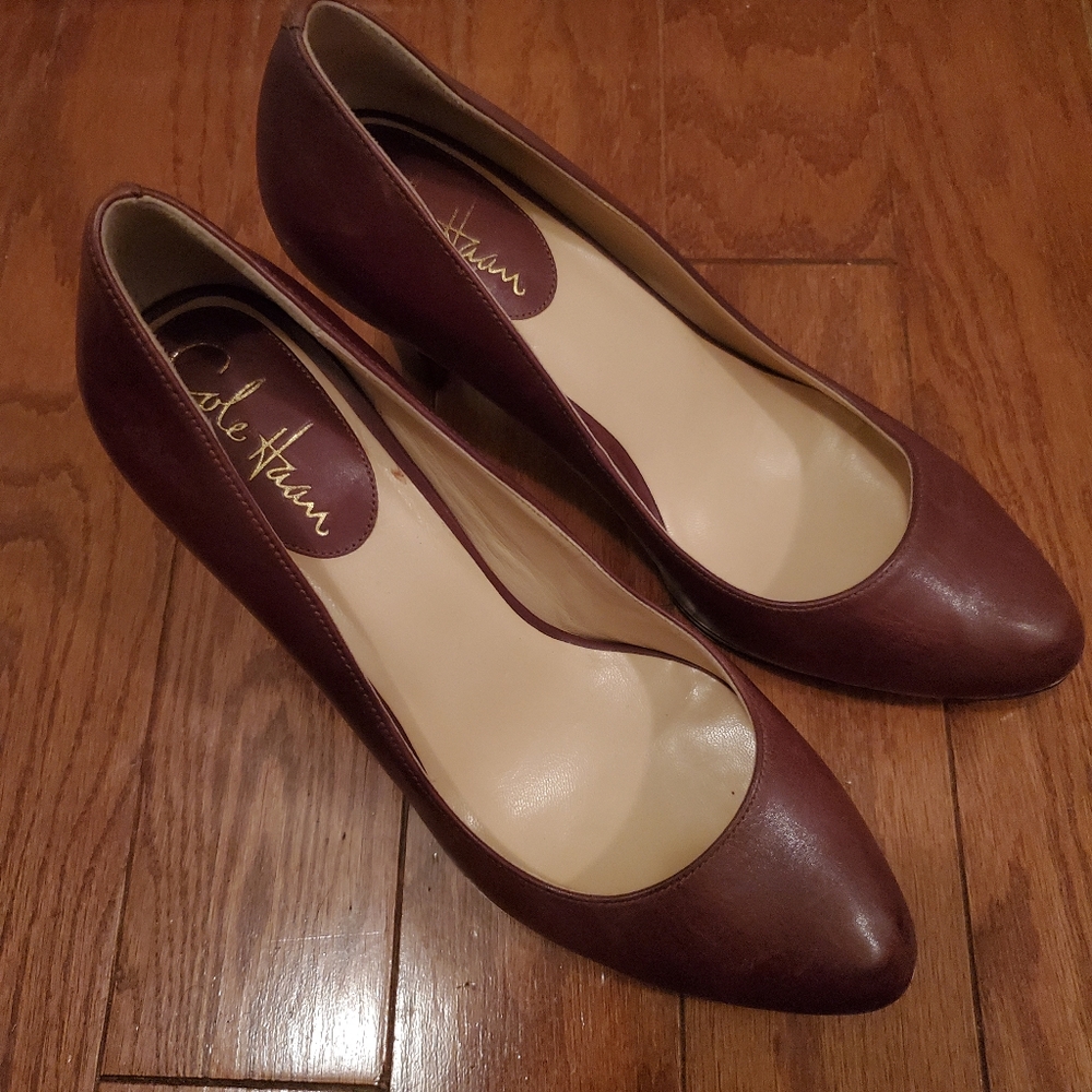 Cole Haan Leather Nike Air Heels